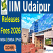 IIM Udaipur Releases Fee for Academic Session 2026; Check Complete Fee Breakdown Here